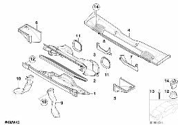 Mikrofiltr diagram for BMW X5 E53 4.4i