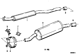 EXHAUST ASSY WITHOUT CATALYST