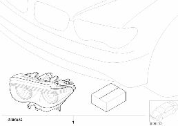 RETROFIT KIT, BI-XENON HEADLIGHT