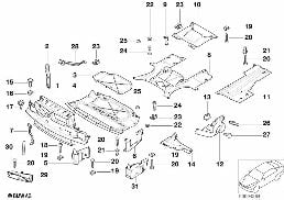AIR DUCT diagram for BMW 7 Series E38 735iL