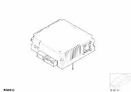 Moduł wideo diagram for BMW 7 Series E65 745i