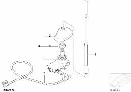 Elementy poj. anteny dachowej diagram for BMW MINI R50 Cooper
