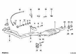 EXHAUST SYSTEM WITH CATALYST