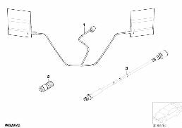Pièces d'antenne de téléphone Apollo diagram for BMW 5 Series E39 525td