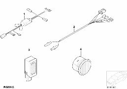 Pièces pour système M-L Apollo diagram for BMW 5 Series E39 525td