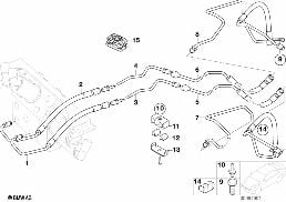 Elementy dod./Dynamic Drive diagram for BMW 7 Series E65 745i
