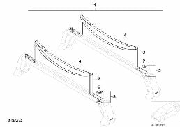 UNIVERSAL SUPPORT diagram for BMW MINI Countryman F60 Cooper