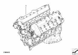 Zespół napędowy silnika diagram for BMW 7 Series E66 760Li
