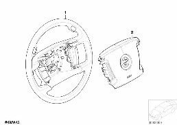 Kier. wielofunk. z pod. pow. Smart diagram for BMW 7 Series E65 745i