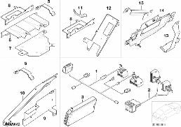 SINGLE PARTS F APOLLO LUGGAGE COMPARTM. diagram for BMW 3 Series E46 318i