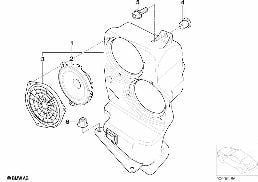 SUBWOOFER HIFI SYSTEM PROFESSIONAL DSP diagram for BMW X5 E53 4.8is