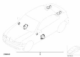 Sound Modul BMW diagram for BMW 3 Series E46 318ti