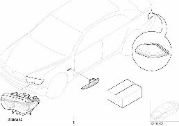 INSTALL.KIT TURN INDICATORS, WHITE
