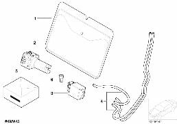 Siedzenie z prz., podp. lędźwi diagram for BMW 7 Series E65 745i
