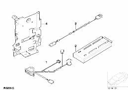 SINGLE PARTS F NOKIA3110 LUGGAGE COMP. diagram for BMW X5 E53 3.0i