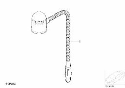 READING LIGHT diagram for BMW 8 Series E31 850Ci