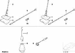 Pièces d'antenne de téléphone Nokia 3110 diagram for BMW 5 Series E39 525td