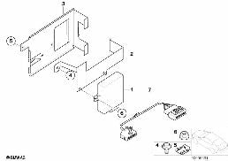 SINGLE PARTS SA 620, TRUNK diagram for BMW 3 Series E46 318i