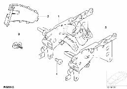 ที่นั่งด้านหลัง, ตัวล็อคพนักพิง diagram for BMW X5 E53 4.6is