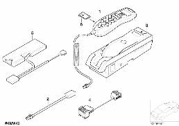 Pieces de console centrale - apollo diagram for BMW 5 Series E39 525td