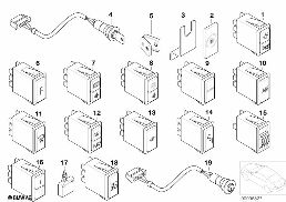 Interrupteurs divers diagram for BMW 7 Series E38 750iLS