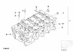CYLINDER HEAD diagram for BMW 3 Series E90 316i