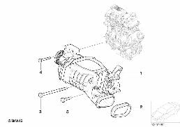 SUPERCHARGER diagram for BMW MINI R53 Cooper S