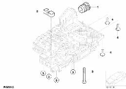 GA6HP26Z Mechatronika elem. dod. diagram for BMW 7 Series E65 745i