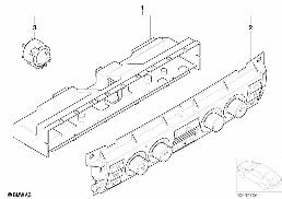 Panel obsługi autom. klim., High diagram for BMW 7 Series E65 745i