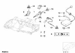 SINGLE PARTS, XENON HEADLIGHT diagram for BMW X5 E53 3.0d