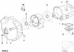 A4S 270R/310R MOUNTING PARTS/GASKETS diagram for BMW 3 Series E46 318i