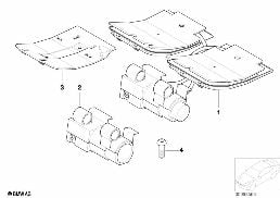 Fotel przedni, poj. części fot. aktywn. diagram for BMW 7 Series E65 745i
