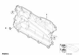 Wspornik funkc. drzwi przednia diagram for BMW 7 Series E65 745i