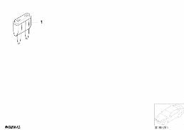Bezpieczniki Audio / Video diagram for BMW 7 Series E65 745i
