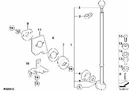 FLAG HOLDER diagram for BMW 5 Series E60 520i