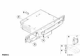 Kontroler systemów audio MD diagram for BMW 7 Series E65 745i