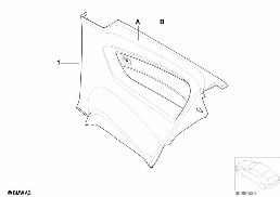 个性化侧饰板 后部 diagram for BMW 3 Series E46 316ti