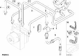 FRONT BRAKE PIPE, DSC