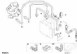 FRONT BRAKE PIPE, DSC