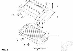 CHARGE-AIR COOLER diagram for BMW MINI R53 Cooper S