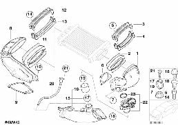 CHARGE-AIR COOLING diagram for BMW MINI R53 Cooper S