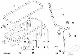 OIL PAN/OIL LEVEL INDICATOR