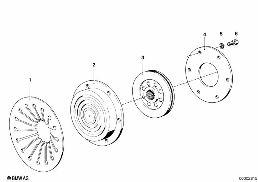 Disque d'embrayage diagram for BMW R45-R65LS..78-85 R45