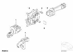 สวิตช์คอพวงมาลัย diagram for BMW X5 E53 4.6is