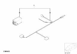 Doplňková sada pro bílé zadní svítilny diagram for BMW MINI R50 Cooper