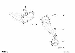 Apoio do motor diagram for BMW 7 Series E38 728i