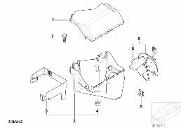 Caixa para unidade de comando diagram for BMW 3 Series E46 318i