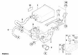 ACTIVATED CHARCOAL FILTER/MOUNTING PARTS