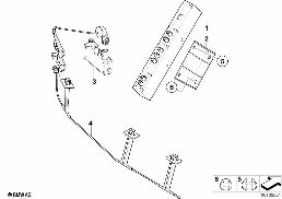 SINGLE PARTS F ANTENNA-DIVERSITY diagram for BMW Z4 E86 M3.2
