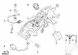 Kolumna kierownicza diagram for BMW MINI R50 Cooper